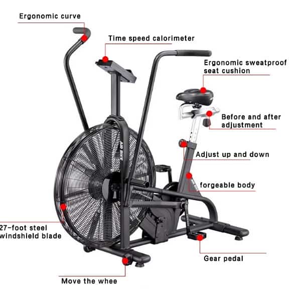 air bike assault fitness