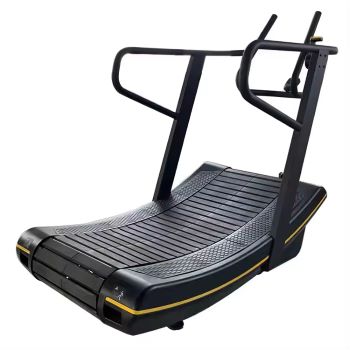 Manual Non-motorized curved treadmill