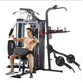 Multigym 4 Station with Deadlift and Punching Bag