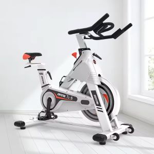 Crystal spin bike for cardio exercise