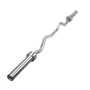 Olympic curved ez barbell bar