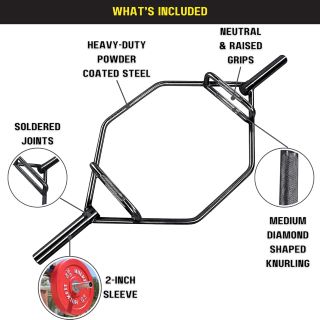 Olympic fitness trap/hex bar 20kg