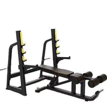 3-in-1 adjustable bench with flat, incline, and decline positions for commercial gym use