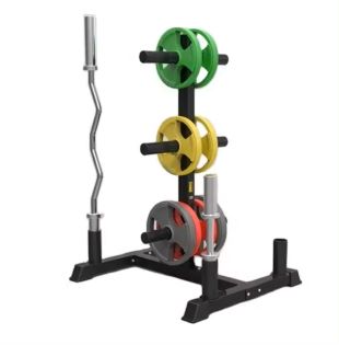 Olympic plate/barbell bar rack