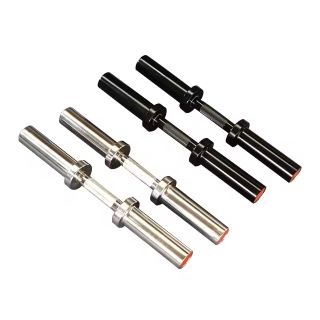 Olympic dumbbell rod handles