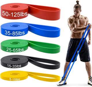 Pull Up Bands, Resistance Bands, Pull Up Assistance Bands Set for Men & Women, Exercise Workout Bands for Working Out, Body Stretching, Physical Therapy