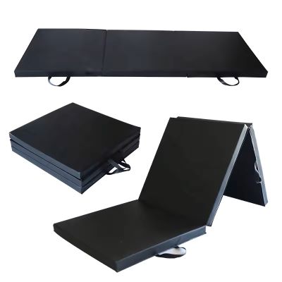 Foldable thick exercise mats