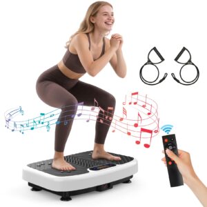 Slimming vibration plate with bands